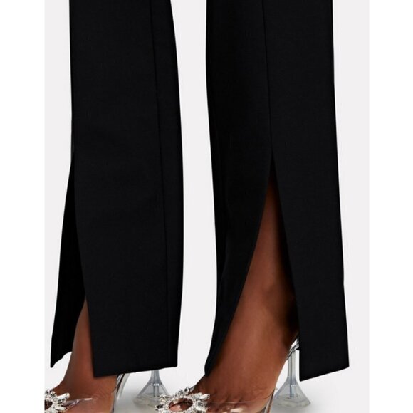 💕DEREK LAM 10 CROSBY💕 Lucia Flared Slit Trousers ~ Black 8 NWT - Picture 7 of 16